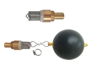 quality Jogo de bronze da mangueira da sução com válvula de verificação, braçadeira e bola de flutuação factory